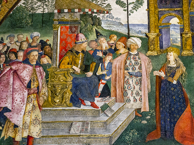 Disputa de santa Catalina, 1493-1494, Pinturicchio