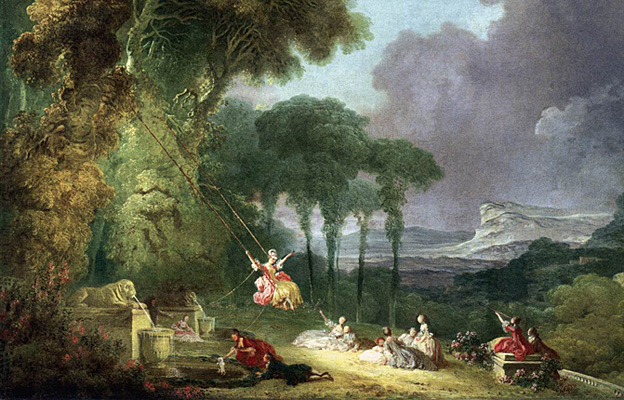 El columpio, 1775-1780, Jean Honoré Fragonard, Washington