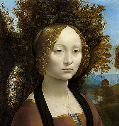 Ginevra de Benci, Leonardo da Vinci