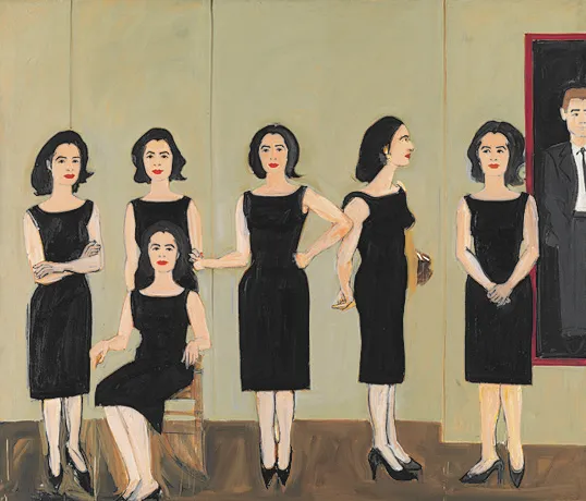 The Black Dress, 1960, Alex Katz