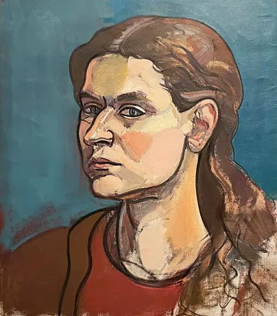 Portrait de Temma, vers 1972, Leland Bell