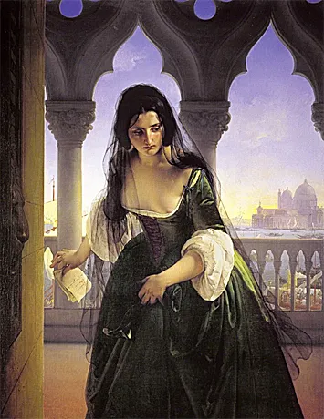 Accusation secrète,1847-1848, Francesco Hayez