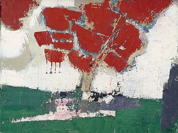 L’Arbre rouge, 1953, Nicolas de Staël