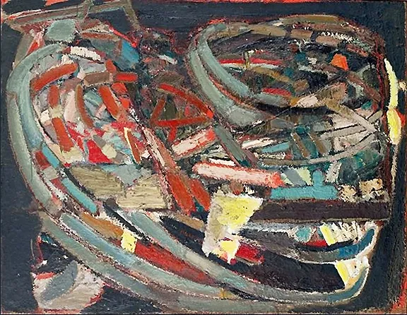 Composition, 1947, Nicolas de Staël