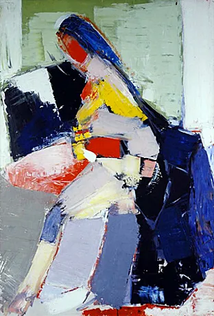 Retrato de Ana, 1953, Nicolas de Staël