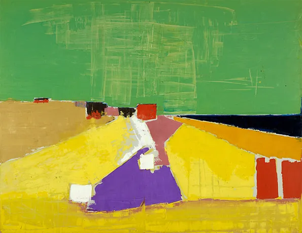 Sicile, Vue d’Agrigente, 1954, Nicolas de Staël