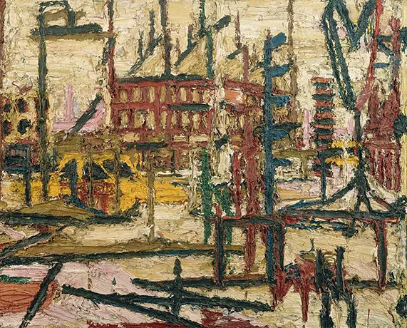 Mornington Crescent, 1965, Frank Auerbach