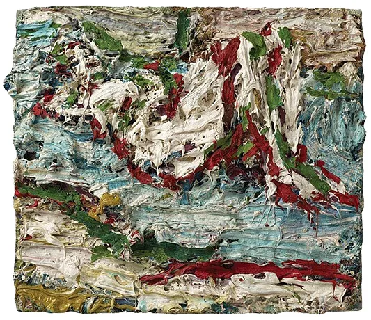 E.O.W. on Her Blue Eiderdown IV, 1963, Frank Auerbach