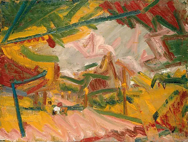 Primrose Hill, II, 1978, Frank Auerbach