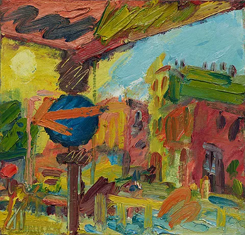 The Awning I, 2008, Frank Auerbach