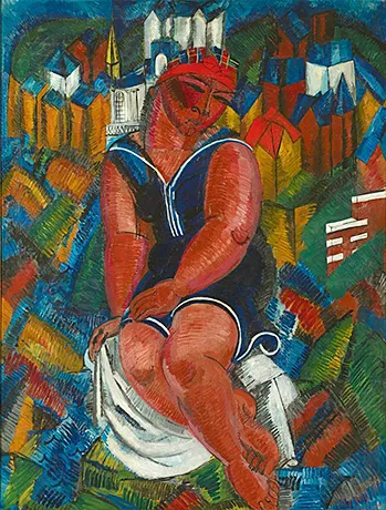 La Grande Baigneuse, 1913, Raoul Dufy