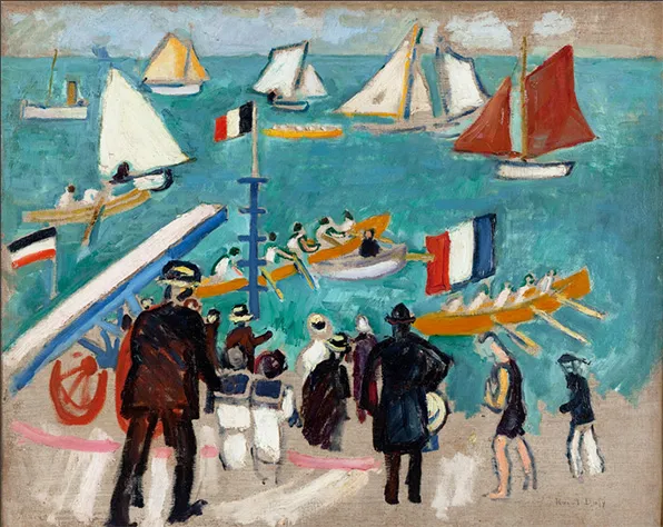 Les régates, 1907-1908, Raoul Dufy