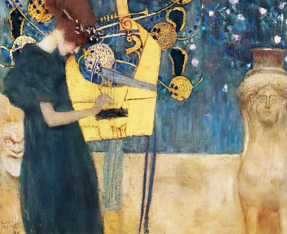 La música, 1895, Gustav Klimt