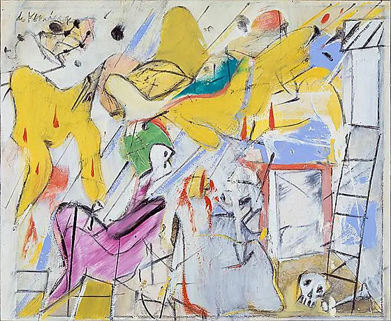 Abstraction, 1949-50, Willem de Kooning