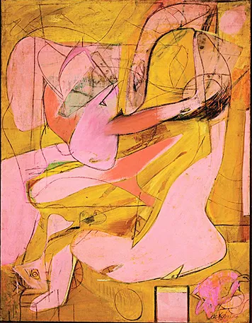 Pink Angels, c. 1945, Willem de Kooning