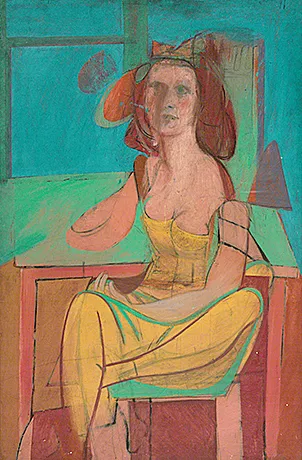 La Femme assise, c.1940, Willem de Kooning